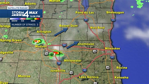 5:30 pm Radar Check - Storms are very isolated headed into this evening, but these cells could produce a brief landspout or gusty winds, along with heavy rain and lightning. Radar: https://www.tmj4.com/weather/radar #wiwx | TMJ4 News