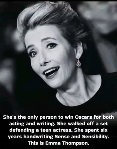 Past Whisper on Instagram: "In the early 1990s, Emma Thompson was already a force in British cinema, known for her wit, intelligence, and emotional depth. But her breakthrough came with Howards End (1992), earning her the Academy Award for Best Actress. Just three years later, she stunned the world again—not with her acting, but her writing. She adapted Jane Austen’s Sense and Sensibility into a screenplay, a labor of love that took six years of handwritten drafts. The film won her a second Osca