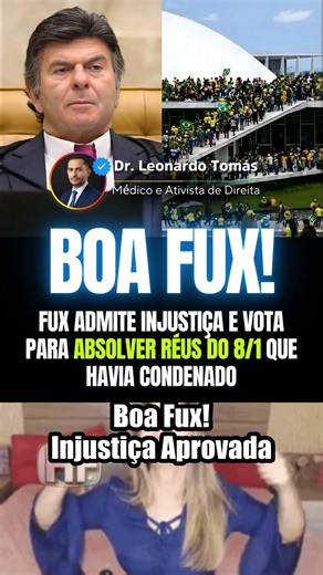 Fux muda de lado e absolve réus do 8/1 após admitir injustiça! 😱
