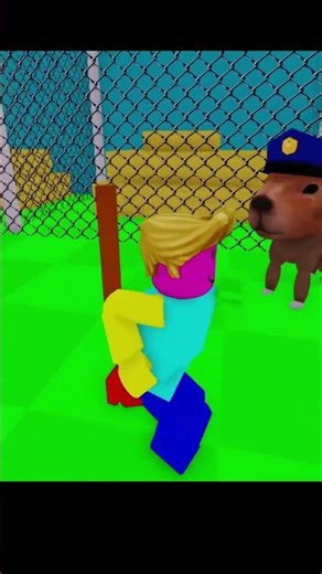 Roblox, Monster capybara built a prison and I’m the main character now #robloxshorts