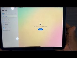 iPadOS 18: How to Lock Private Browsing in Safari on iPad
