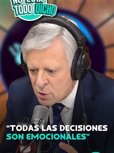 Somos SERES EMOCIONALES que RAZONAN 🧠❤️ Aunque muchas veces creemos que decidimos de manera lógica, la realidad es que las emociones tienen un papel fundamental en cada elección que hacemos. ✨💭 El Dr. Daniel Lopez Rosetti nos cuenta un poco más sobre las emociones y la razón... La radio está en todos lados y vos elegís cómo escucharla... 🖥️ La100hd.com.ar, YouTube.com/La100 y Twitch.tv/La100Oficial 📱 APP Cienradios ( 🖥️ Android/iOS) 🔗 La100.com.ar 📻 FM 99.9 y más de 110 frecuencias en tod