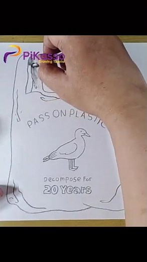 How to Shade a Plastic Bag Drawing Easy in Less Than One Minutes
