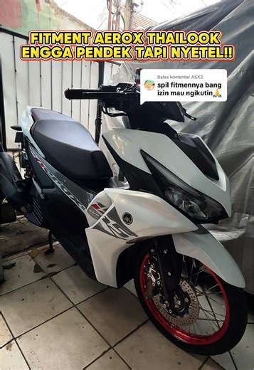 Membalas @ASX2 bukan fitment yang pendek tapi tetep nyetel kok 🤏🏼 #ogahjinjit #aerox155 #aeroxmodifikasi #tsid🇮🇩 #nvx155malaysia