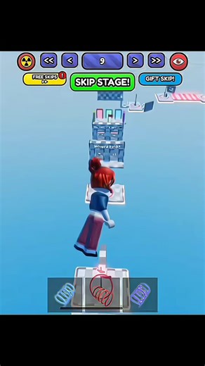 99% Players Fall Here 😱 Invisible Bridge Roblox #roblox #shorts