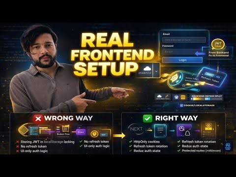 REAL E-COMMERCE FRONTEND SETUP 🔥 | Folder Structure, Shadcn UI & Redux | E-Commerce Series Ep.11