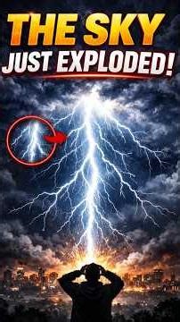The Sky Is Literally Shooting Electricity ⚡#shorts #trending #viral #foryou #science #fyp #lightning