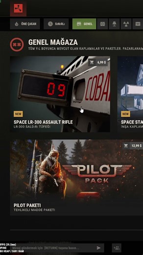 A First in Rust! HQ Skin Arrives: Space Station Building Skin + Space LR-300 Assault Rifle #rust