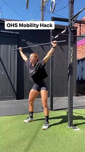 298K views · 2.8K reactions | Tips Tuesday  PVC Mobility Hack with @laceyfema⁠ ⁠ Work on your overhead squat mobility with the help of a PVC pipe and a rig. ⁠ ⁠ Progress this drill by moving your feet closer and closer to the rig. Aim to keep your arms locked, driving the pipe upward while pushing your chest through. Inch your way closer for a better overhead squat! ⁠ ⁠ #thewodlife | TWL | Facebook