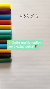 Connais-tu cette multiplication chinoise ?💬👇 Pour calculer 432 multiplié par 2, je dessine des bâtons et je compte les intersections pour obtenir le resultat de ma multiplication‼️ Dis-moi ce que tu penses de cette multiplication en commentaires et abonne-toi pour plus de vidéos✅ #multiplication #tabledemultiplication #math #calcul #mathématiques #maths #astuce | Bosse Tes Maths
