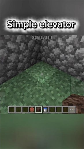Simple elevator #minecraft