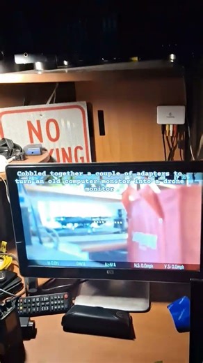 New drone monitor from hacked computer monitor