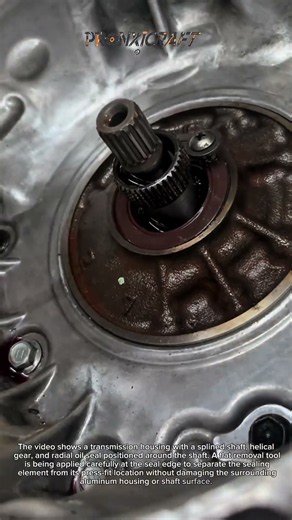 Precision Transmission Shaft Seal Removal and Service Technique