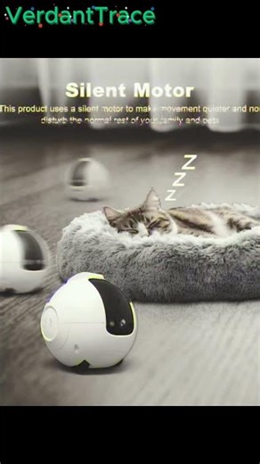VTCR-02 Pet Robot Camera – Play, Watch,Talk in 360° 🐾#VerdantTrace #PetRobotCamera #petcareprovider