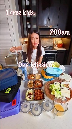 My Chinese Lunch Box Hack Every Parent Needs! #lunchbox #chinesefood