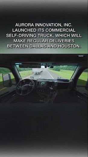 First driverless semi truck hits the road in Texas