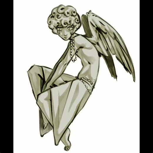 #ANGEL || Speedpaint - Time: 37 Minutes #art #speedpaint #originalcharacter #aesthetic