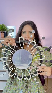126K views · 10K reactions | DIY Mirror Wall Hanging 爵朗 #trending #viral | Geetannjli Singh | Facebook