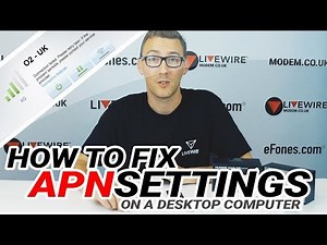 HOW TO SETUP APN SETTINGS for Mobile Wi-Fi's on a DESKTOP COMPUTER | Modem Mitch Episode 2