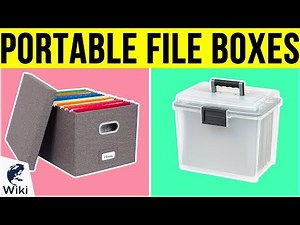 10 Best Portable File Boxes 2019