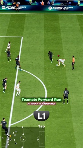 How to make your players run forward. #fifaultimateteam #fc26 #eafc26 #fut #fifa