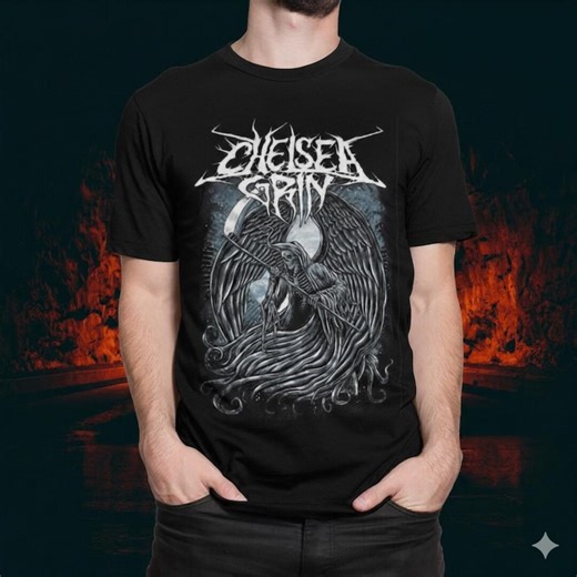 Chelsea Grin T-shirt - Metal Music Shirt - Suffer in Hell Album Shirt - Chelsea Grin Merch - Unisex Rocker Clothing - Etsy