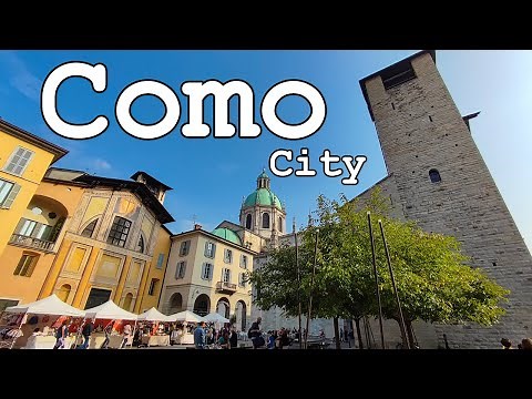 Como city on Lake Como, Lombardy Italy. Lombardia Italia