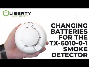 Changing Batteries for the TX-6010-0-1 Smoke Detector