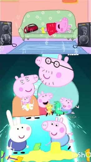 Peppa Pig Sleep & George Funny😲 dance#shorts#funny#peppapig#cartoon