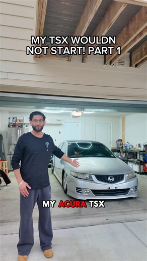TSX not starting… we might have a problem 😭 #acura #tsx #carproblems