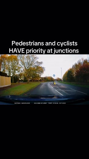 Please be aware: At junctions, pedestrians and cyclists, they HAVE priority. #drivingschool #driving #manuallessons #doncaster #barnsley #automaticlessons #practicaltest #drivinglessons #firsttimepass #firsttimepass | DS Driving School
