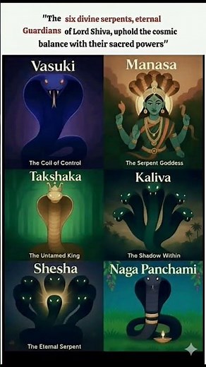 types of divine snakes ✨