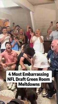 4 Most Embarrassing NFL Draft Green Room Meltdowns 😳🏈