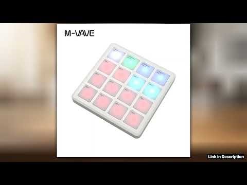 MVAVE SMC PAD Pocket Pad Portable Wireless MIDI Controller 16 Pads Suitable Percussion Keyboard