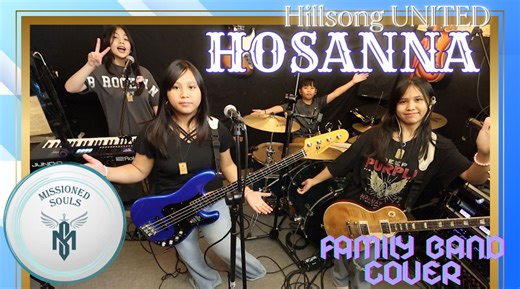 May you all have a blessed Sunday!! 🙏 Hillsong UNITED, Brooke Ligertwood - HOSANNA #AllGloryToGod #cover #familyband #studiocover #siblings #hosannainthehighest | Missioned Souls