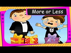 Short animated story for kids - More or Less - English