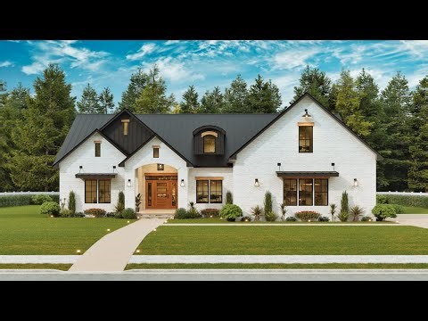 Transitional House, 2,351 Square Feet, 3 Bedrooms, 3.5 Bathrooms | Whitemoore B - Plan A7687-A