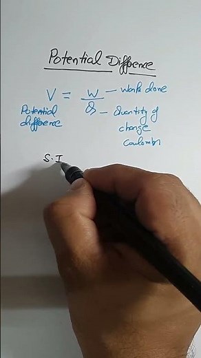 Potential Difference. | S.I unit. | Science Class 10th Physics. CBSE.