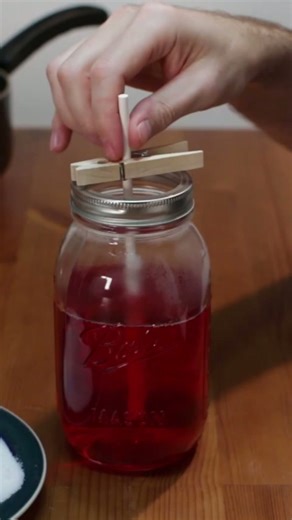 Homemade rock candy recipe #shorts