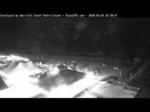 Live HD Stream - Courtyard by Marriott South Padre Island Live Beach Webcam