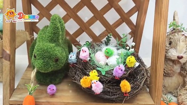 Watch Pack of 18pcs, 1.10" H Rainbow Color Easter Mini Chicks  on Amazon Live