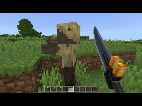 Combat Actions + Weapons ADDON in Minecraft PE