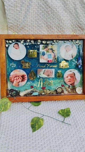 1.7M views · 31K reactions | 16/12 inch er baby detailing frame 殺 happy belated birthday di vai 殺 kalke post korte parini 沈 For order or price details please DM  #facebookreelsviral #resinframe #resinphotoframe #resinartist #resin #resinphoto @highlight | Monjushree Samanta | Facebook