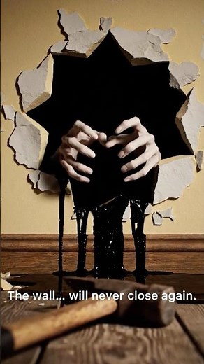 The Wall That Watches 👁️ | Creepy Horror Animation