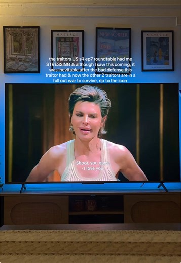 she started off so strong but lowkey her dramatic side come out too little too late rip #lisarinna & I hope rob wins #thetraitors #thetraitorsus #robrausch