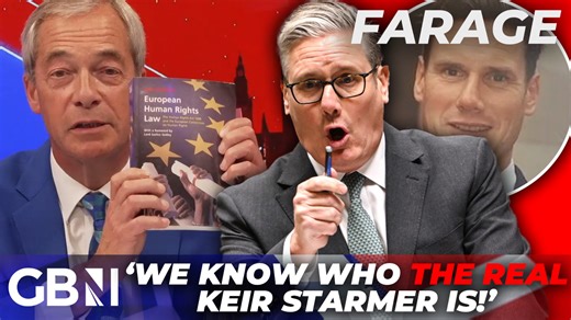 'We know who the real Keir Starmer is!' - Nigel Farage EXPOSES PM's never seen human rights manual | GB News