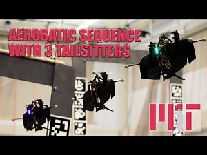 Aerobatic Sequence for Three VTOL Fixed-Wing Aircraft