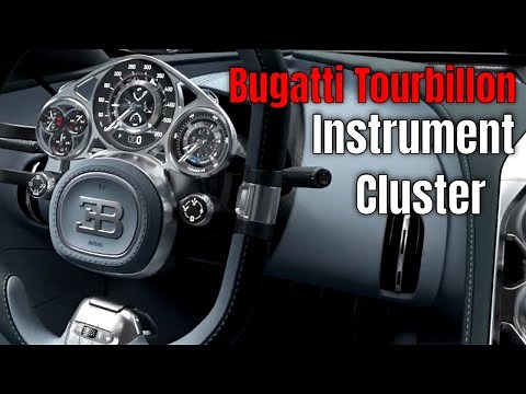 2026 Bugatti Tourbillon Interior Cabin Instrument Cluster Explained
