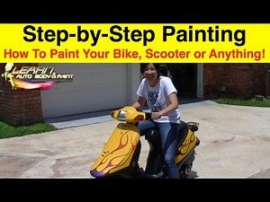 How To Paint Any Bike, Scooter or Moped Step-by-Step and Get PRO Results