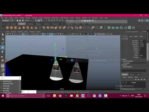 autodesk maya COPYING LIGHT PROPERTIE